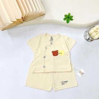 Bộ Đồ Sơ Sinh Ngắn Tay Chất Thun Lạnh Co Giãn Cho Bé Trai Bé Gái  Dịu Da Siêu Mềm Đa Dạng Họa Tiết - SS9
