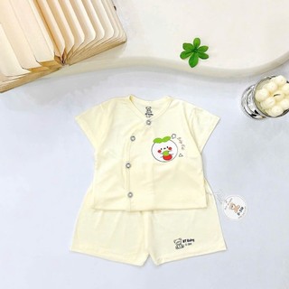 Bộ Đồ Sơ Sinh Ngắn Tay Chất Thun Lạnh Co Giãn Cho Bé Trai Bé Gái  Dịu Da Siêu Mềm Đa Dạng Họa Tiết - SS9