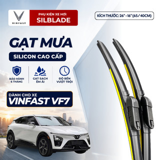 Gạt mưa VinFast VF7 thân đặc 26/16 inch (65/40cm) chân nút bấm