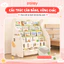 Kệ Giá Sách Cho Bé, Tủ Để Đồ Nhiều Tầng Pakey, Mẫu Mới Chắc Chắn, Dày Dặn, Nhựa Nguyên Sinh An Toàn Cho Bé
