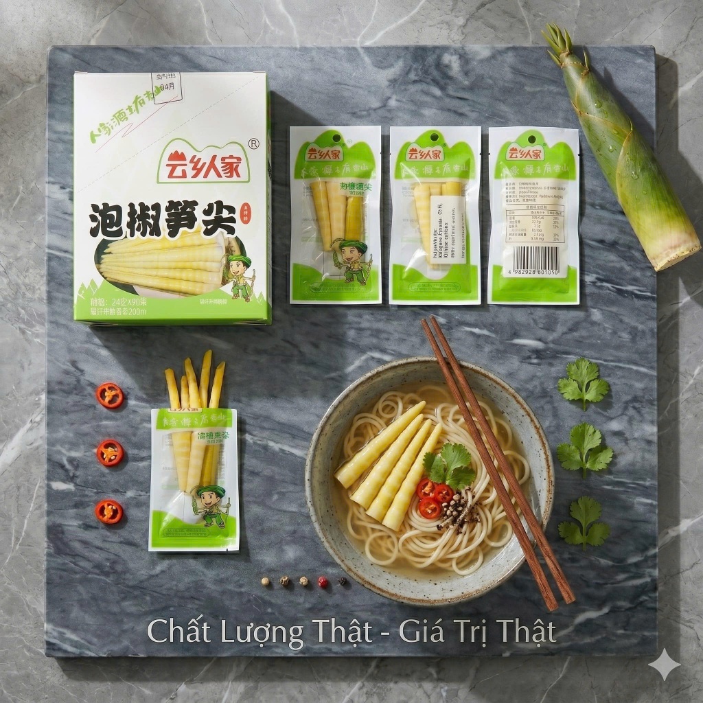 [ HỘP 20 GÓI 24G ] MĂNG CAY GIÒN CAY ỐC HƯƠNG GIA – ĂN LÀ GHIỀN, CÀNG ĂN CÀNG CUỐN 🌶️.s7