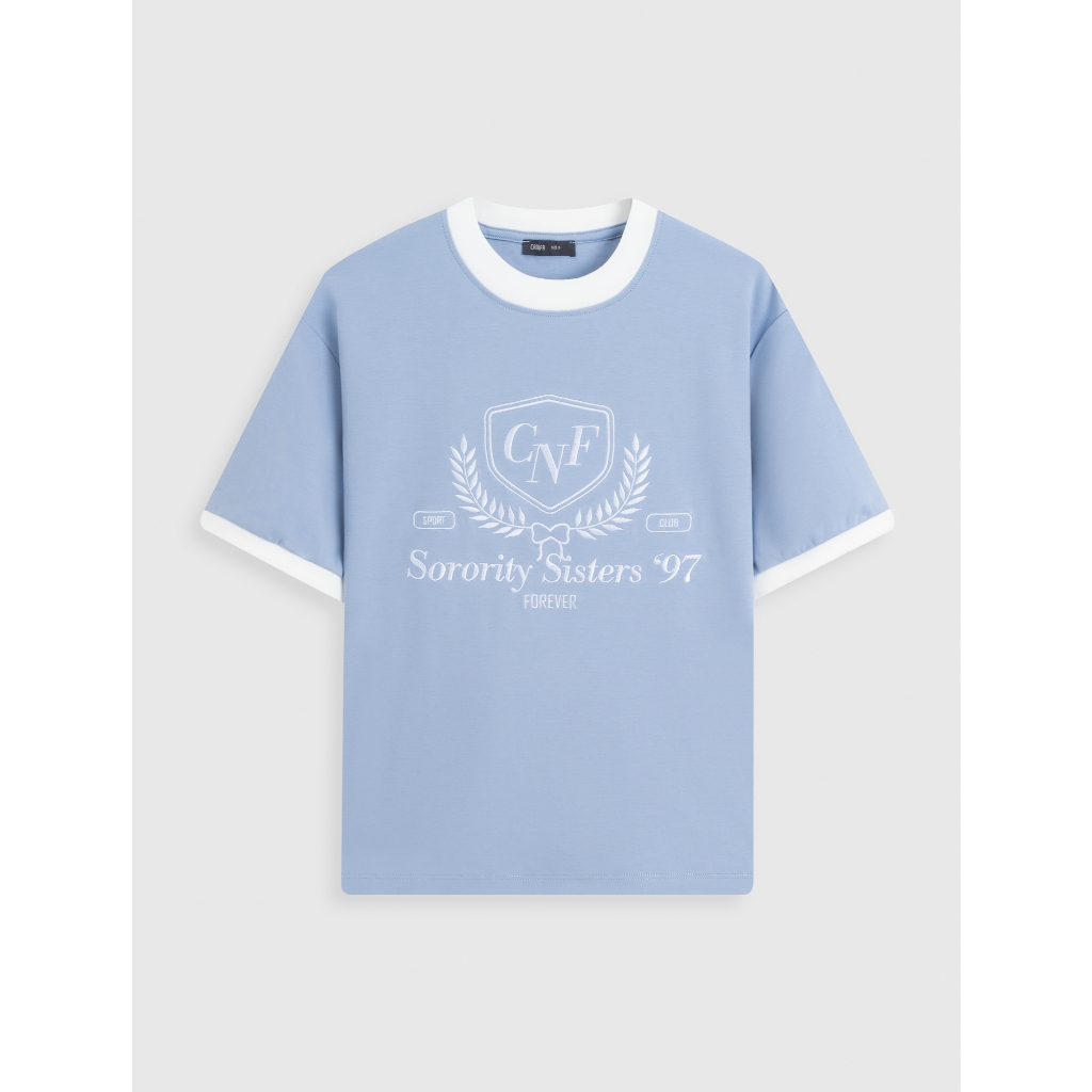 Áo phông nữ CANIFA áo thun cotton 100% mềm mát cổ tròn cộc tay 6TS26S014