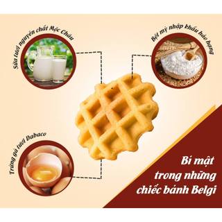 Bánh trứng sữa sợi gà Belgi Fasty Tràng An 30% SỢI GÀ thơm ngon dinh dưỡng 6 gói/túi, 12 túi/thùng