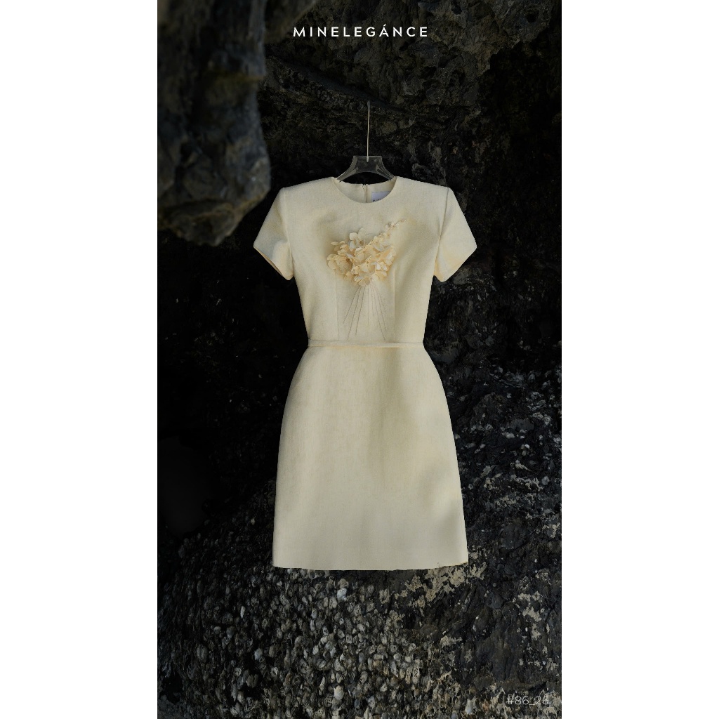 MINELEGÁNCE | VÁY CHỮ A DÁNG NGẮN SANG TRỌNG, THANH LỊCH - MIN86
