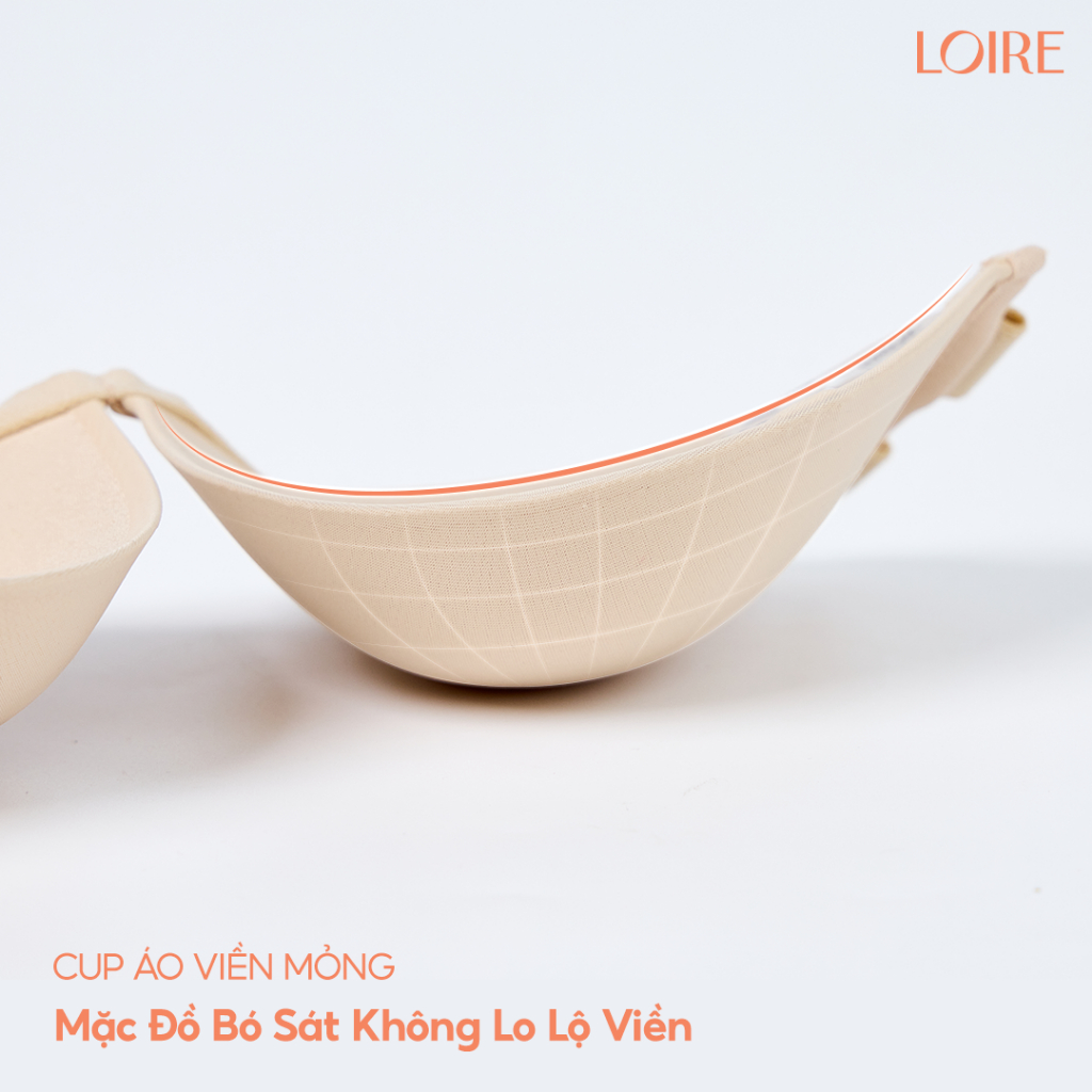 [CHỐNG TỤT]Áo Quây Chống Tụt Loire Đệm Dày 2cm Nâng Ngực Dây Lưng Thun Kép BRQ06 Mặc Đi Biển/Tiệc