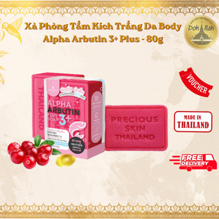 [CHÍNH HÃNG] Xà Phòng Tắm Kích Trắng Da Body Alpha Arbutin 3+ Plus - 80g - SHOP DẦU DOKRAK