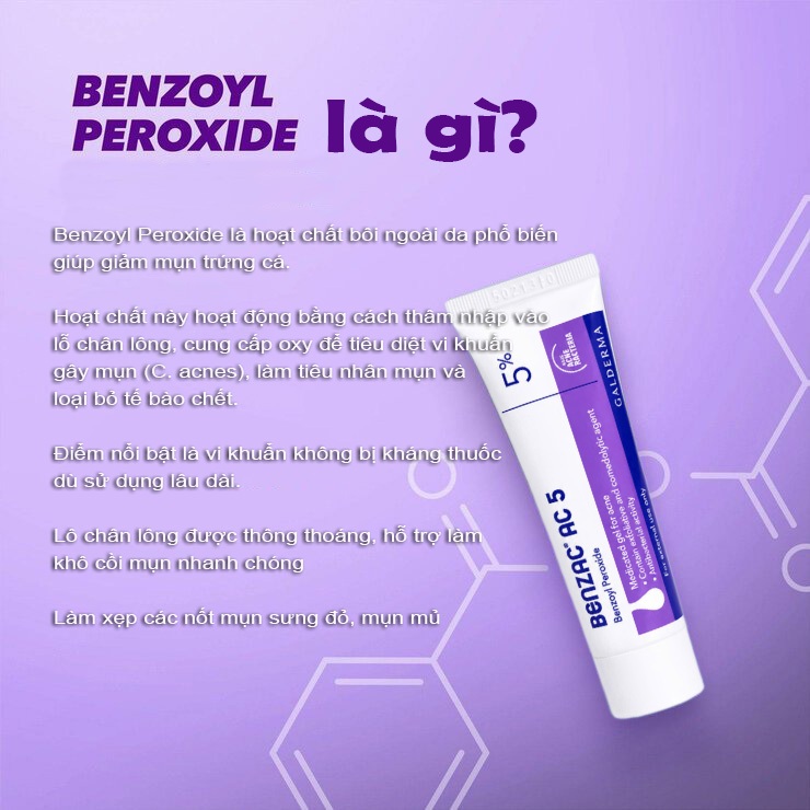 Kem Chấm Mụn Cấp Tốc Benzac Ac Benzoyl Peroxide 5% Pháp 15g An Toàn Chính Hãng