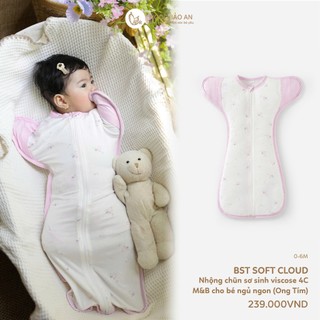 M&B (0-6M) Nhộng chũn cho bé sơ sinh Viscore co giãn 4 chiều giúp bé ngủ ngon, không giật mình.