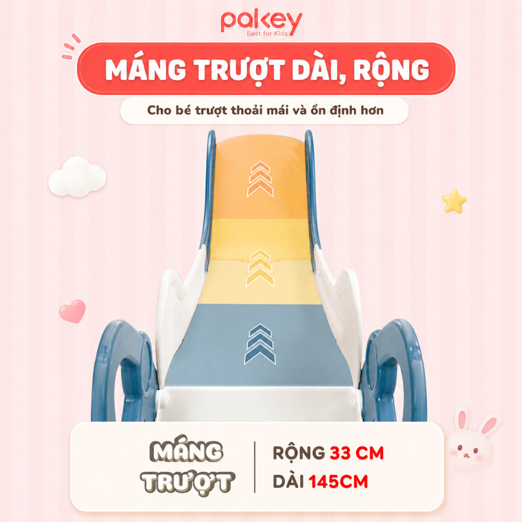 [NEW] Cầu Trượt Xích Đu Tên Lửa SW1 Có Máy Phát Nhạc TẶNG Kèm Bộ Bóng Rổ Vận Động Thú Vị Cho Bé