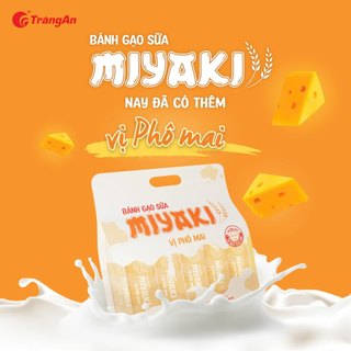 Bánh Gạo Sữa Miyaki Tràng An Không Chiên Rán An Toàn Dinh Dưỡng Thơm Ngon