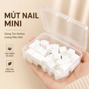 Mút Bông Dặm Ombre Nail 5MChuyên Dụng Tán Màu Ombre Gradient Nail Art Không Xơ Bông