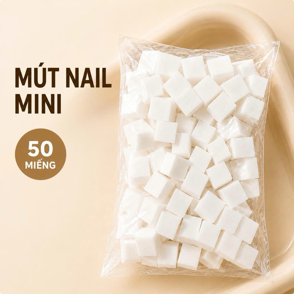 Mút Bông Dặm Ombre Nail 5MChuyên Dụng Tán Màu Ombre Gradient Nail Art Không Xơ Bông
