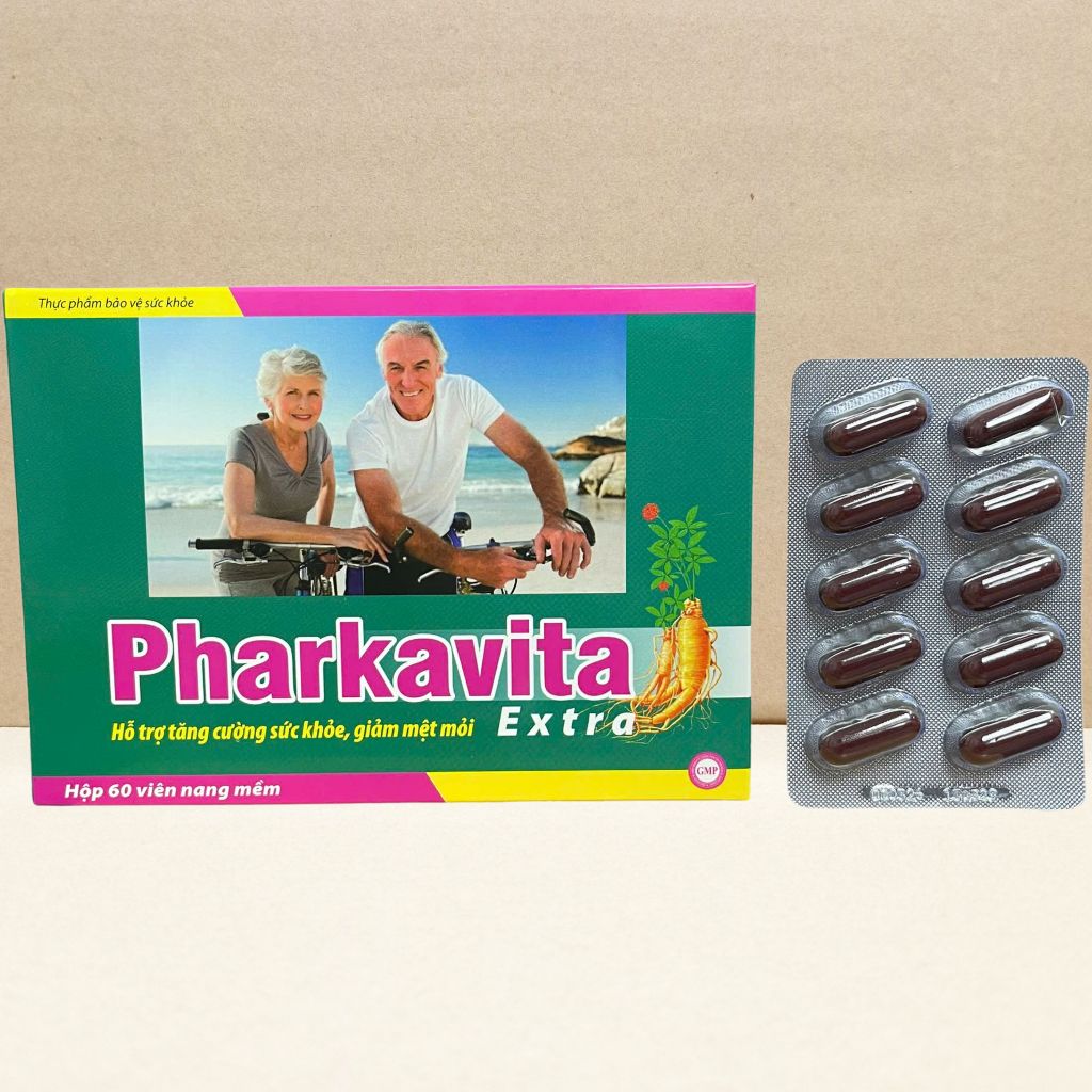 Combo 3 Hộp Pharkavita Extra Xanh Lá 60 Viên - Rostex - Vinaphar - Vitamin Chữa Lành