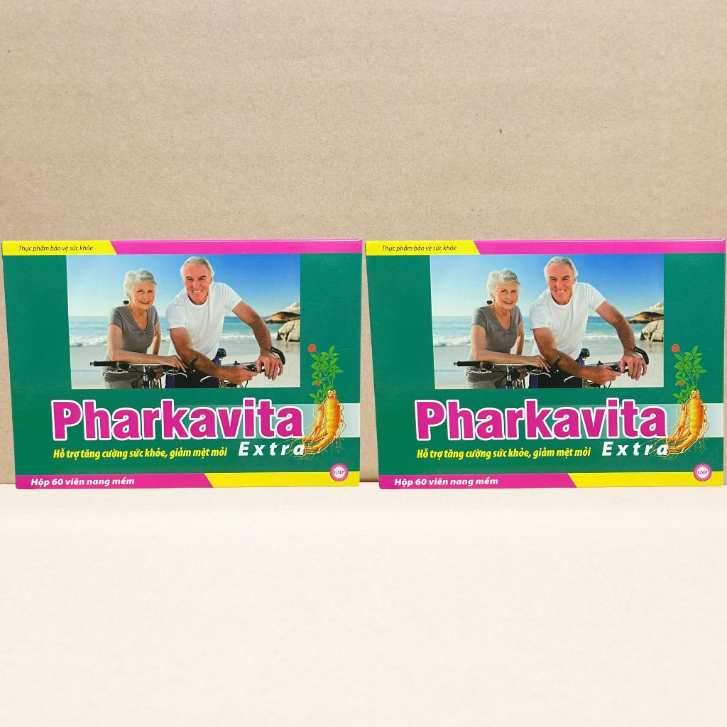 Combo 3 Hộp Pharkavita Extra Xanh Lá 60 Viên - Rostex - Vinaphar - Vitamin Chữa Lành