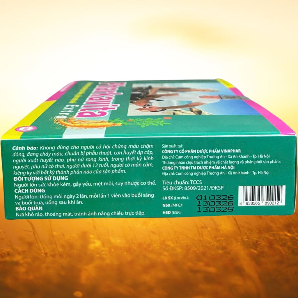 Combo 5 Hộp Pharkavita Extra Xanh Lá 60 Viên - Rostex - Vinaphar - Vitamin Thanh Lọc