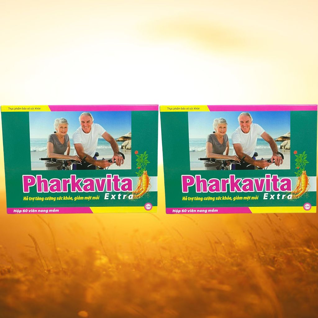 Combo 5 Hộp Pharkavita Extra Xanh Lá 60 Viên - Rostex - Vinaphar - Vitamin Thanh Lọc