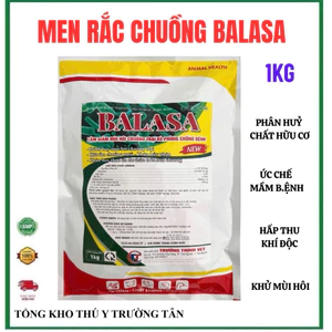 Men rác Chuồng Baa Laa Saa - Khử mùi hôi - Hấp Thụ khí Độc -Ức chế Mầm Bệ..nk
