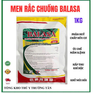 Men rác Chuồng Baa Laa Saa - Khử mùi hôi - Hấp Thụ khí Độc -Ức chế Mầm Bệ..nk