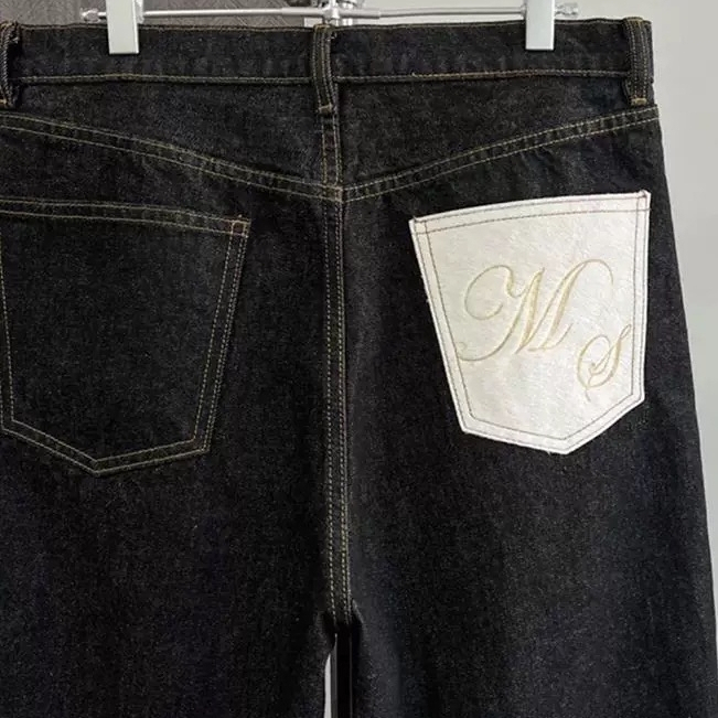 Quần Jeans Form Rộng Chữ M 𝐂𝐎𝐎𝐋𝐂𝐑𝐄𝐖 Phong Cách Unisex Nam Nữ, Đường Phố QTD009 | BigBuy360 - bigbuy360.vn