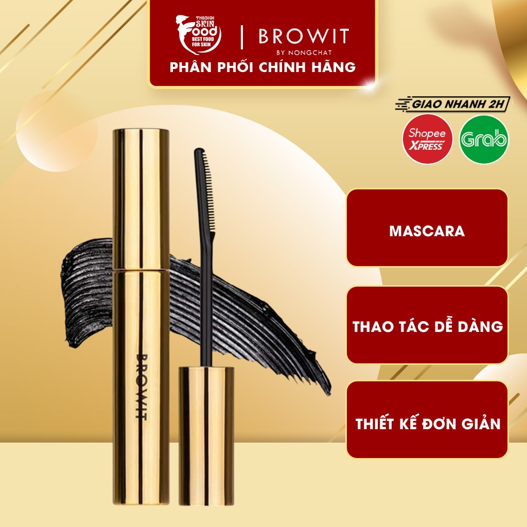 Mascara Dạng Lược Tơi Dài Và Cong Mi Browit My Everyday Mascara #Endless Night 5.5g