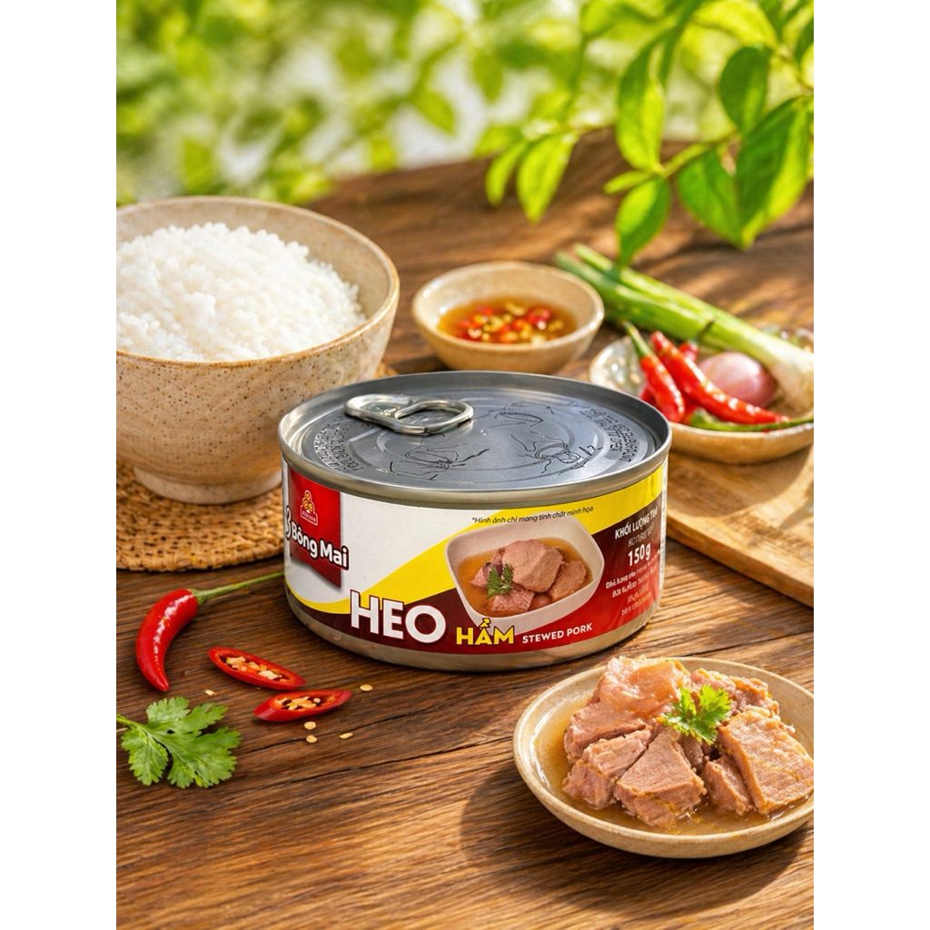 Vissan Combo 5 Heo Hầm 3 Bông Mai 150g Chính Hãng Date Mới