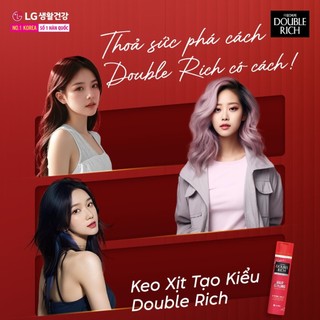 Xịt Tạo Kiểu Tóc Double Rich Hair Spray Strong Hold Giúp Giữ Tóc Cố Định 170ml