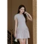 Đầm Party Chân Bom Tà Vắt 1P08.2605. Đầm Tiểu Thư Váy Dự Tiệc Cưới, Sự Kiện Sang Trọng Hiện Đại Thanh Lịch Design By JM