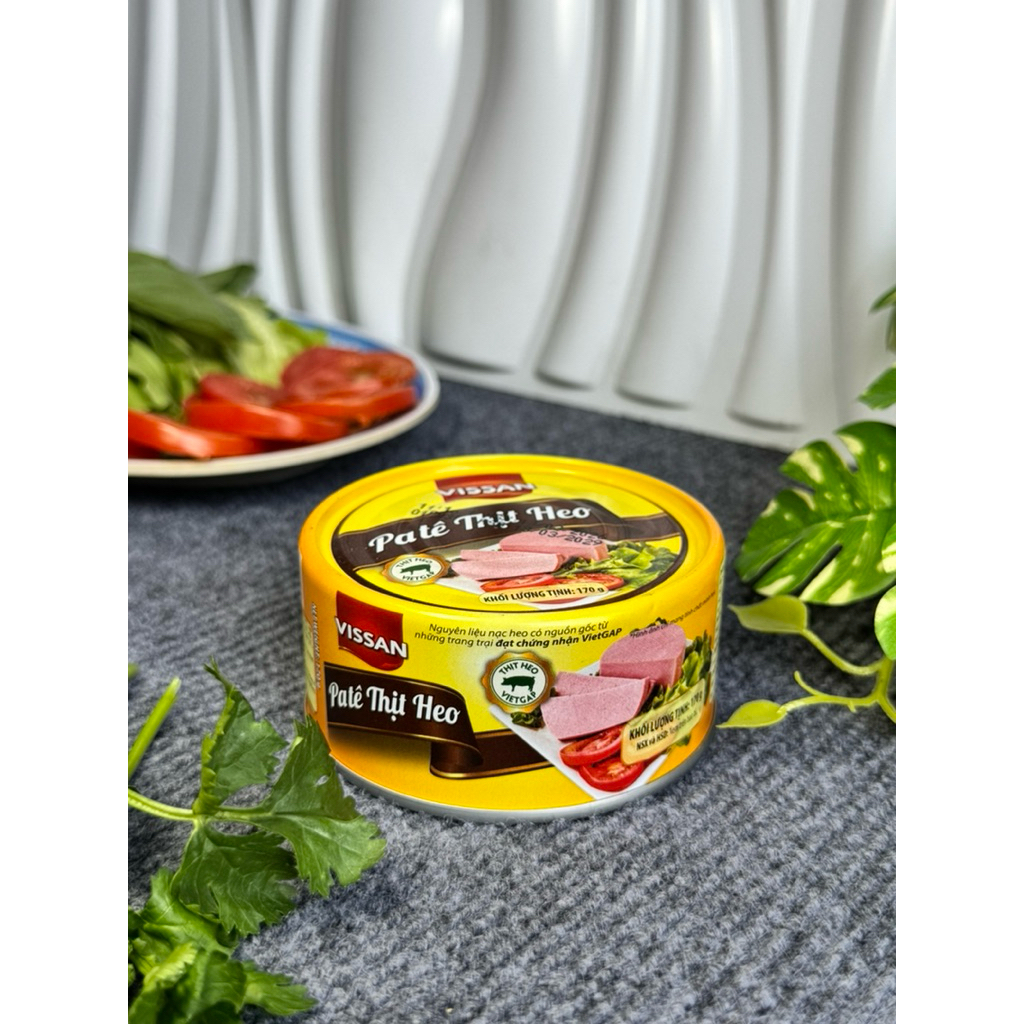 Vissan Combo 5 hộp Pate Thịt Heo Lonin 170g Chính Hãng / Date 2029
