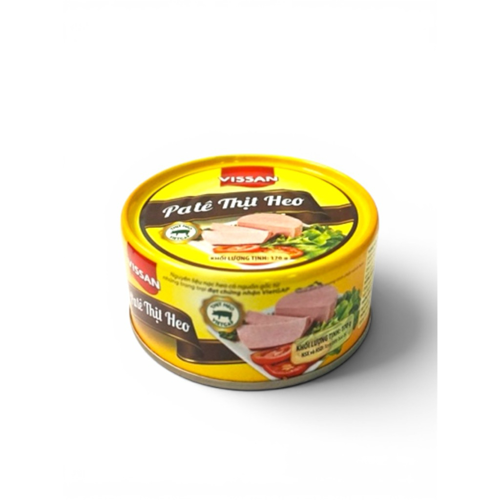Vissan Combo 5 hộp Pate Thịt Heo Lonin 170g Chính Hãng / Date 2029