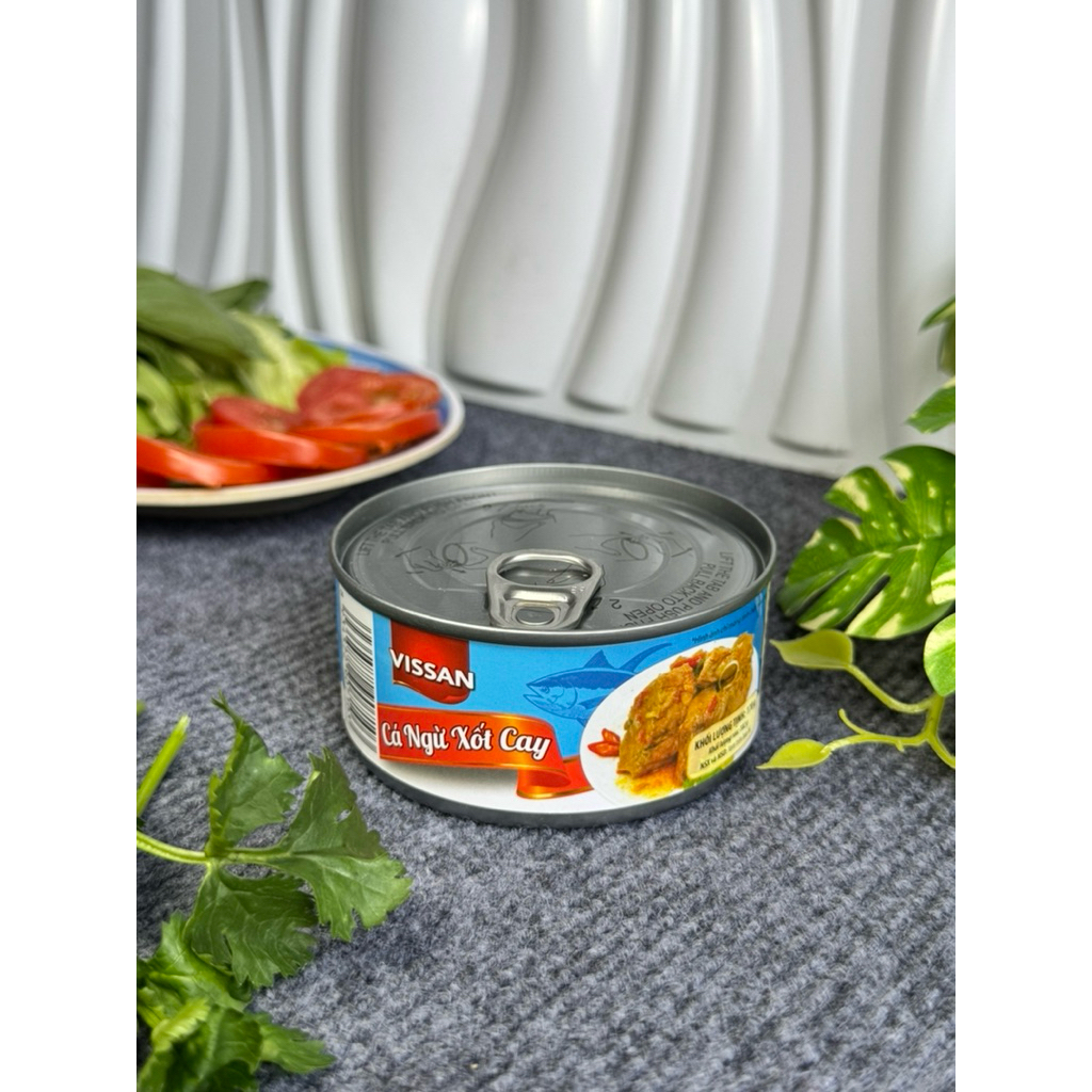 Vissan Combo 5 Hộp Cá Ngừ Xốt Cay 170g Chính Hãng, Date Mới