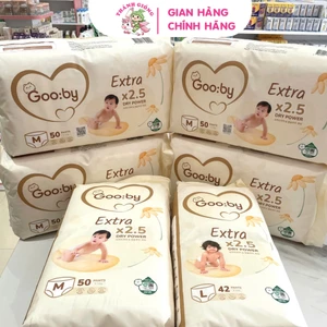 Tã/bỉm Gooby Extra cải tiến 2026 siêu thấm hút đủ size cho bé [HẠ QUÀ SÂU]