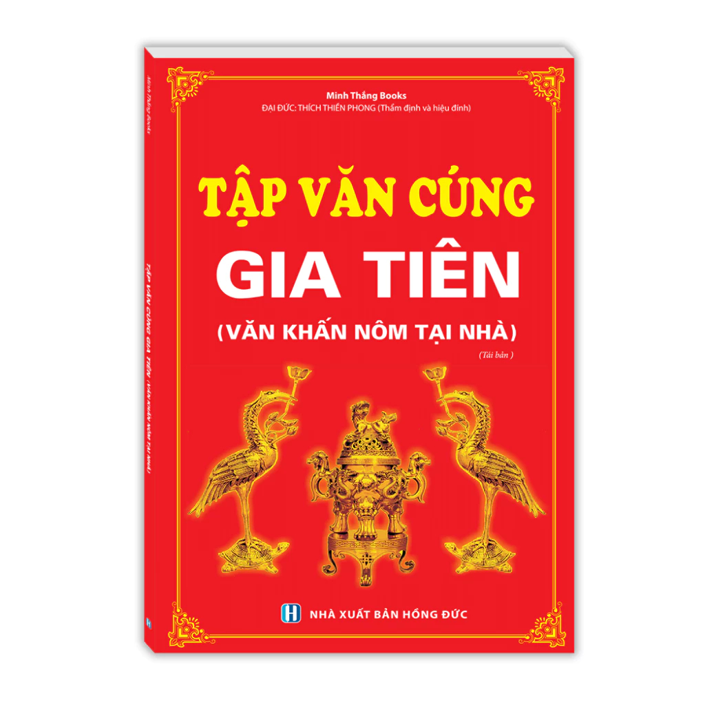 Sách - Tập văn cúng gia tiên (Văn khấn nôm tại nhà)