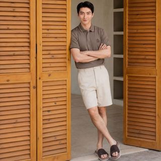Quần short khaki nam SMART COMFORT SHORTS TORANO dáng Basic Co Giãn, Thoáng Mát, Trẻ Trung HSBK801
