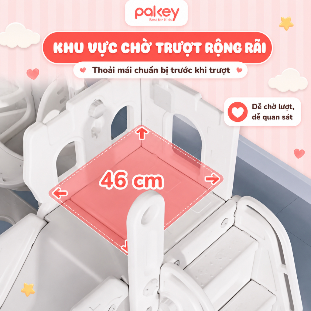 [HỎA TỐC] Cầu Trượt Cho Bé, Cầu Trượt Xích Đu Máng Trượt Siêu Dài Rộng Trọng Tải Đến 80Kg, Nhựa Nguyên Sinh Không Mùi