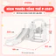 Cầu Trượt Xích Đu Cho Bé Cỡ Lớn TẶNG KÈM BÓNG RỔ, Cầu Trượt Cho Bé Máng Trượt Siêu Dài