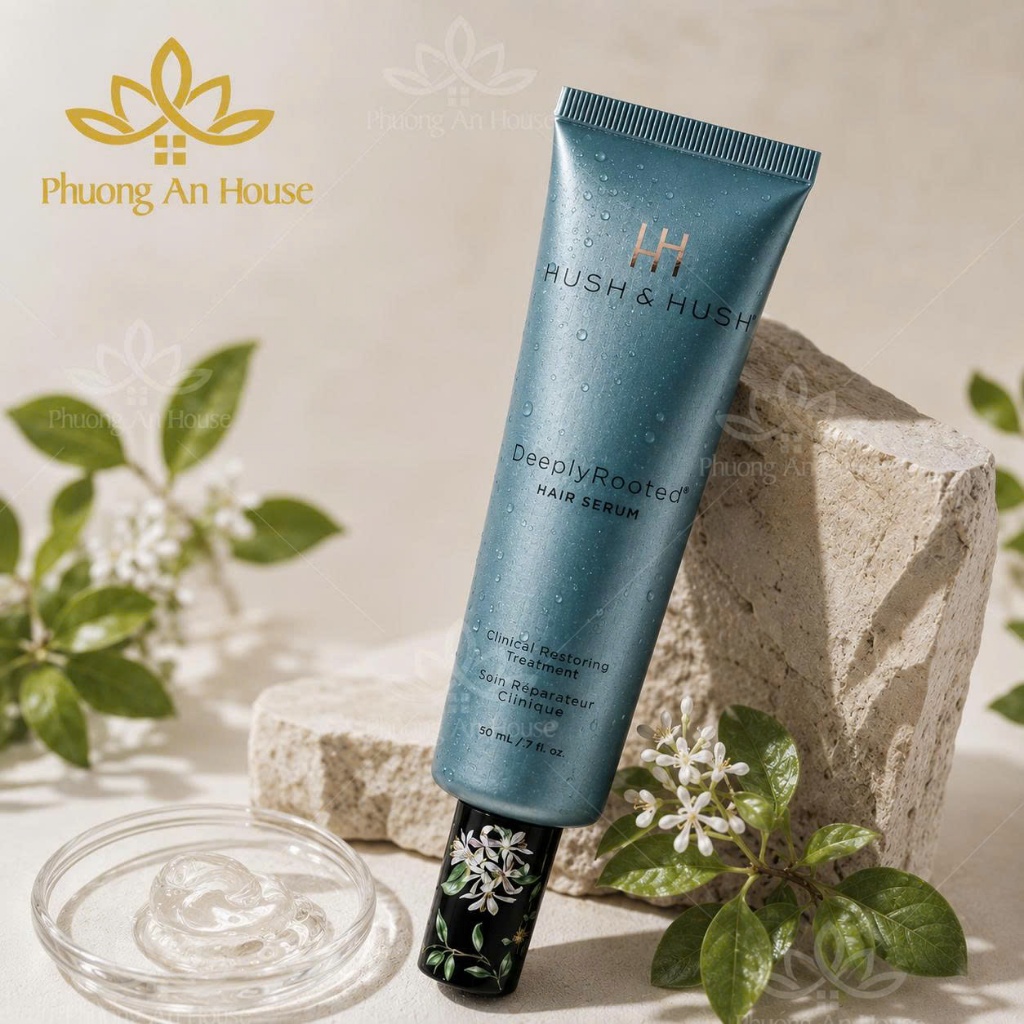 Tinh chất nuôi dưỡng tóc và kích thích mọc tóc HUSH&HUSH Deeply Rooted Hair Serum 60ml