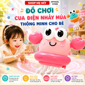 Đồ Chơi Cua Điện Nhảy Múa Thông Minh Tự Động Tránh Chướng Ngại Vật Đồ Chơi Tương Tác Cho Bé
