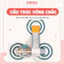 Set Cầu Trượt Xích Đu Liên Hoàn Cho Bé, Set Vận Động 3IN1 Cỡ Lớn Tải Trọng Lên Đến 80kg