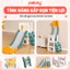 Set Cầu Trượt Xích Đu Liên Hoàn Cho Bé, Set Vận Động 3IN1 Cỡ Lớn Tải Trọng Lên Đến 80kg