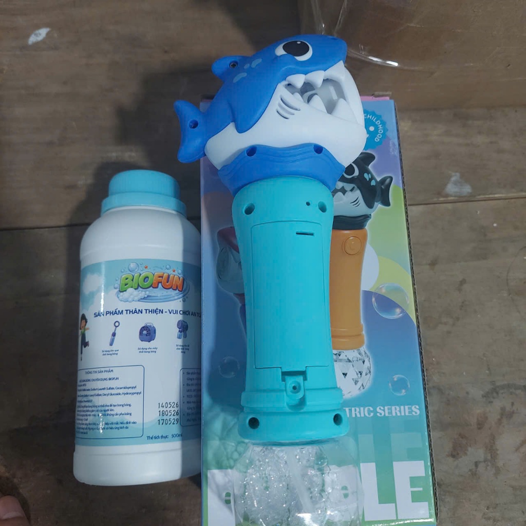 Nước tạo bong bóng Biofun 500ml an toàn cho bé siêu nhiều bong bóng dùng được cho que và máy thổi