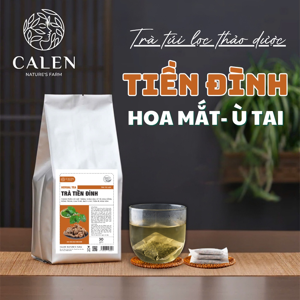 [Rối loạn tiền đình]Trà tiền đình Calen Nature's Farm rối loại tiền đình trung ương, hoa mắt chóng mặt ù tai, chóng mặt