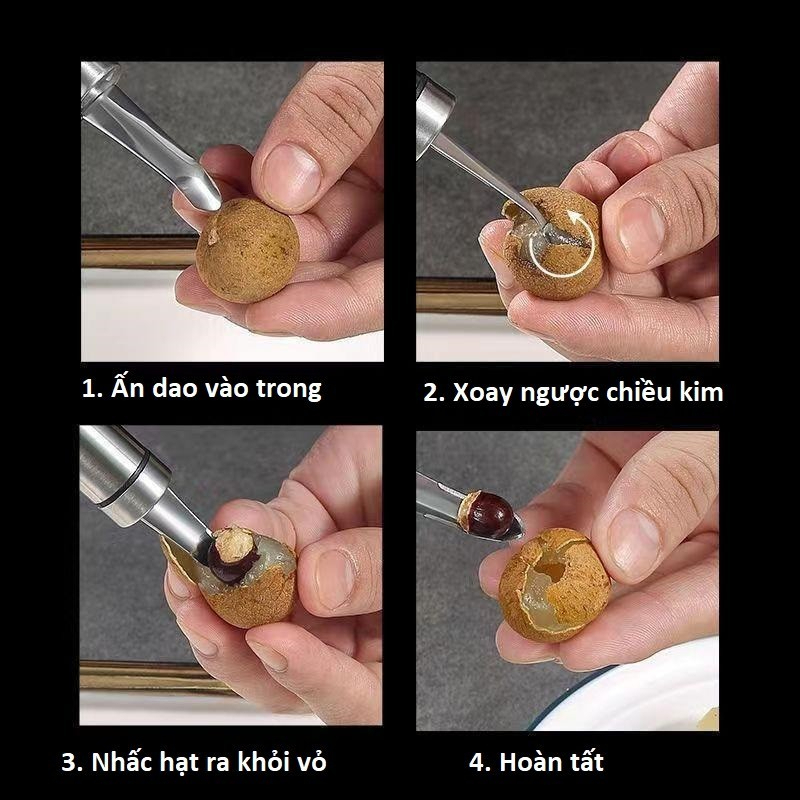 Dụng Cụ Lột Vỏ Tôm, Dụng Cụ Bóc Vỏ Tôm Và Lấy Chỉ Lưng Tôm Chuyên Dụng Bằng Inox Không Gỉ Siêu Nhanh, Tiện Lợi