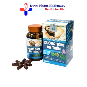 Viên Dưỡng Tâm An Thần Ngủ Ngon Thảo Dược Hỗ Trợ Người Khó Ngủ - Chai 30 Viên