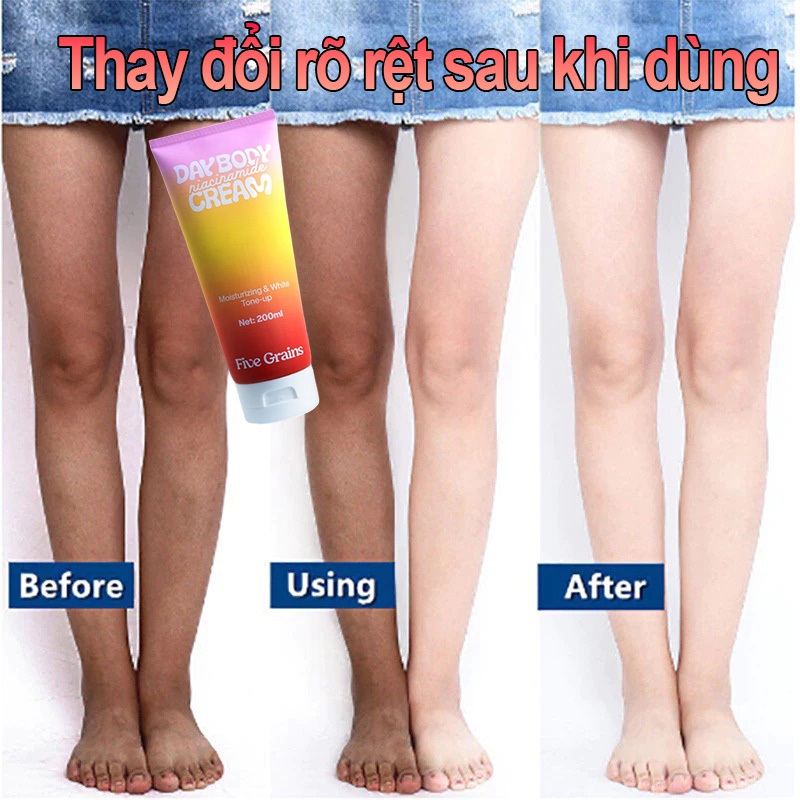 Kem dưỡng trắng da cao cấp  200ml Niacinamide  Alpha-Arbutin  Thấm nhanh sáng mịn rạng rỡ, hiệu quả rõ rệt Dưỡng ẩm