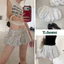 Quần sooc bí ống rộng, quần đùi chấm bi 308 TCHOOSE