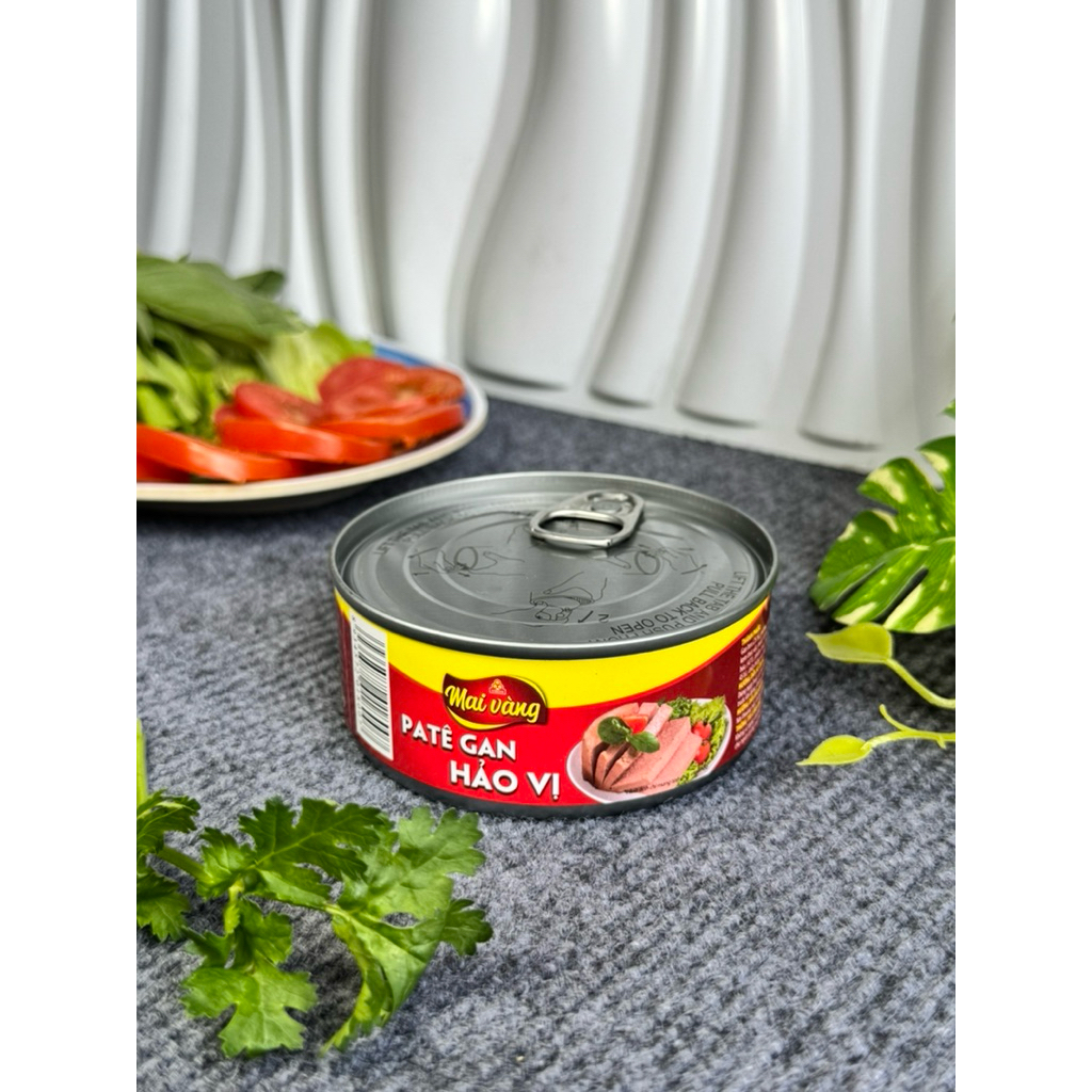 Vissan Combo 5 hộp Pate Gan Hảo Vị Mai Vàng 150g Chính Hãng, Date 2029