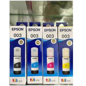 Bộ 4 màu mực Epson 003 Hàng chính hãng - Dùng cho máy L1110/L3110/L3150/L5190/L1216/l1210/L3216/l3210/l3250/L3256