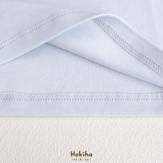 Bộ Polo Cộc Tay Trơn Thêu Gấu Cho Bé Trai, Bé Gái Hokiha Vải Cotton Organic Mềm Mại, Thoáng Mát Size 8-17kg B107