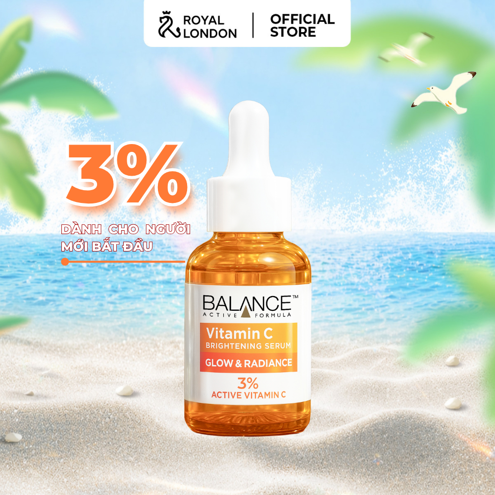 Serum Sáng Da, Mờ Thâm Balance Active Formula Vitamin C 3% Brightening 30ml