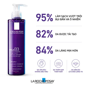 La Roche-Posay Mela B3 Gel Micro Peeling 200ml - Gel Làm Sạch Hỗ Trợ Làm Sáng Da, Giảm Thâm Sạm